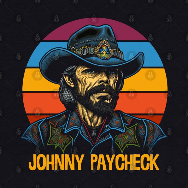 Johnny Paycheck / Retro Style Fan Design by DankFutura